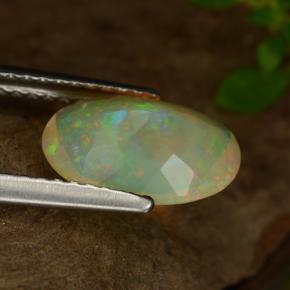 Opal Gemstone in 10.6 x 7.2 mm Size for Sale, Opal Stone in Multicolor Color