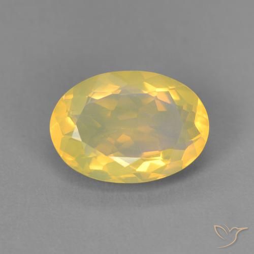 Многоцветный Опал Камень - 1.5ct Фасетный Овал (ID: 314937)