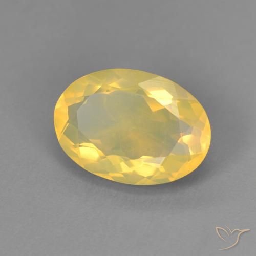 1.45 ct Multicolor Opal Stone, Natural Opal in Oval Facet Shape for Sale