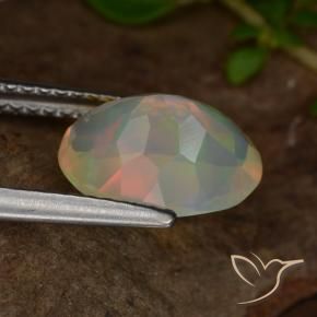 Opal Gemstone in 10.1 x 7.6 mm Size for Sale, Opal Stone in Multicolor Color