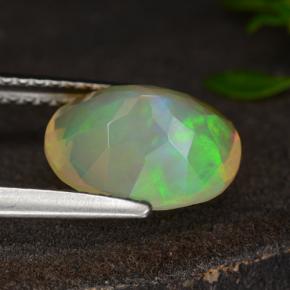 Opal Gemstone in 10 x 8 mm (calibrated) Size for Sale, Opal Stone in Yellow Color