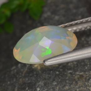 Opal Gemstone in 10 x 8 mm (calibrated) Size for Sale, Opal Stone in Multicolor Color
