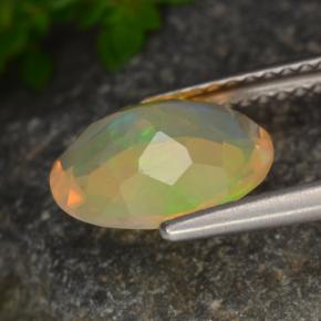Opal Gemstone in 10 x 8 mm (calibrated) Size for Sale, Opal Stone in Multicolor Color