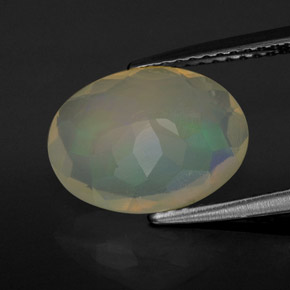 Opal Gemstone in 12.2 x 9.2 mm Size for Sale, Opal Stone in Multicolor Color