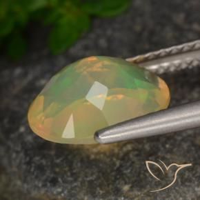 Opal Gemstone in 10 x 8 mm (calibrated) Size for Sale, Opal Stone in Multicolor Color