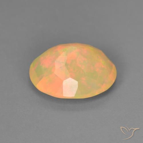 Opal Gemstone in 10.6 x 8.4 mm Size for Sale, Opal Stone in Multicolor Color