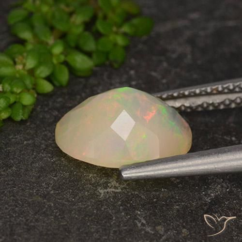 Opal Gemstone in 10 x 8 mm (calibrated) Size for Sale, Opal Stone in Multicolor Color