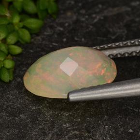 Opal Gemstone in 10 x 8 mm (calibrated) Size for Sale, Opal Stone in Multicolor Color