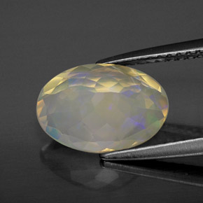 Opal Gemstone in 11.2 x 7.8 mm Size for Sale, Opal Stone in Multicolor Color