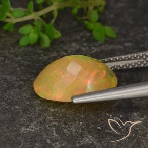 Opal Gemstone in 11.6 x 8.3 mm Size for Sale, Opal Stone in Multicolor Color