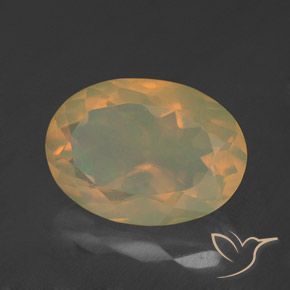 1.74 ct Multicolor Opal Stone, Natural Opal in Oval Facet Shape for Sale