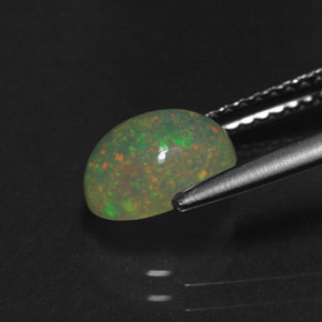 Opal Gemstone in 8.2 x 6.3 mm Size for Sale, Opal Stone in Multicolor Color