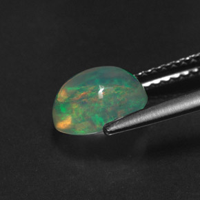 Opal Gemstone in 8 x 6 mm (calibrated) Size for Sale, Opal Stone in Multicolor Color
