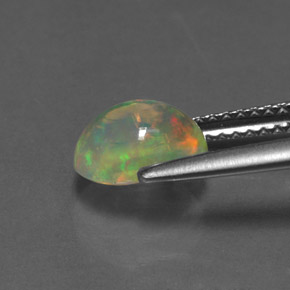 Opal Gemstone in 8 x 6 mm (calibrated) Size for Sale, Opal Stone in Multicolor Color