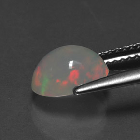 Opal Gemstone in 9 x 7 mm (calibrated) Size for Sale, Opal Stone in Multicolor Color