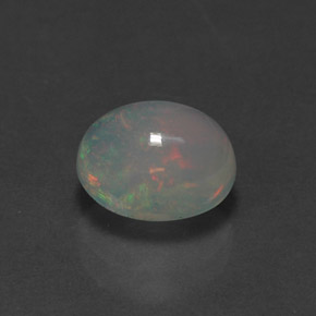 1.20 ct Multicolor Opal Stone, Natural Opal in Oval Cabochon Shape for Sale
