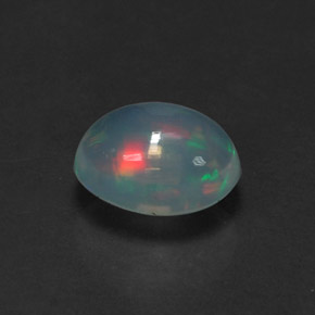 1.01 ct Multicolor Opal Stone, Natural Opal in Oval Cabochon Shape for Sale
