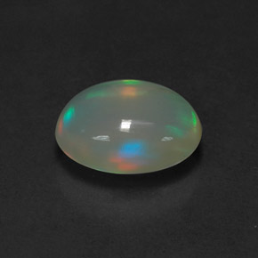 1.04 ct Multicolor Opal Stone, Natural Opal in Oval Cabochon Shape for Sale