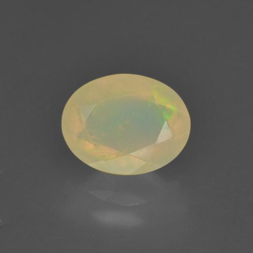 Multicolore Opale gemme - 1.2ct Ovale facette (ID: 318270)