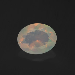 1.1ct Oval Facet Multicolor Opal Gem for sale 1.1ct Oval Facet Multicolor Opal Gem (ID: 318273)