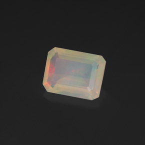 1.36 ct Multicolor Opal Stone, Natural Opal in Octagon Facet Shape for Sale