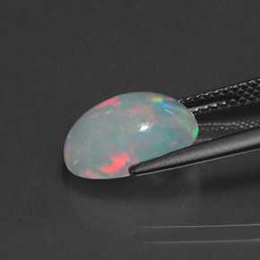 Opal Gemstone in 11.9 x 8.3 mm Size for Sale, Opal Stone in Multicolor Color