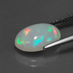 Opal Gemstone in 12.7 x 8.7 mm Size for Sale, Opal Stone in Multicolor Color