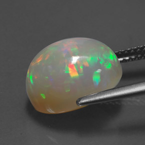 Opal Gemstone in 12.7 x 9.7 mm Size for Sale, Opal Stone in Multicolor Color