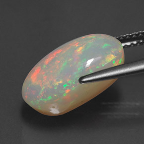 Opal Gemstone in 14.3 x 9.2 mm Size for Sale, Opal Stone in Multicolor Color