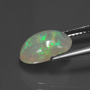 Opal Gemstone in 11.6 x 8.5 mm Size for Sale, Opal Stone in Multicolor Color