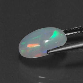 Opal Gemstone in 11.4 x 8.5 mm Size for Sale, Opal Stone in Multicolor Color