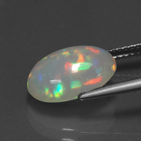 Opal Gemstone in 12.7 x 8.8 mm Size for Sale, Opal Stone in Multicolor Color