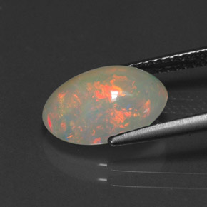 Opal Gemstone in 12 x 10 mm (calibrated) Size for Sale, Opal Stone in Multicolor Color