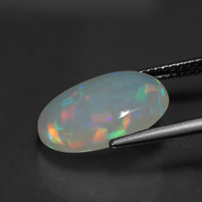 Opal Gemstone in 14.9 x 10.5 mm Size for Sale, Opal Stone in Multicolor Color