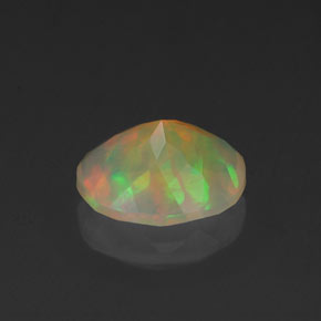 Opal Gemstone in 7.9 x 6.2 mm Size for Sale, Opal Stone in Multicolor Color
