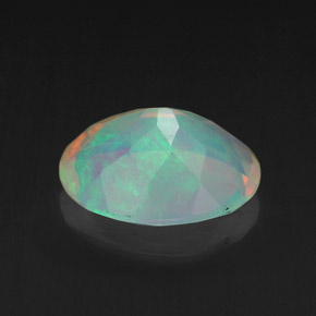 Opal Gemstone in 10.9 x 8.4 mm Size for Sale, Opal Stone in Multicolor Color