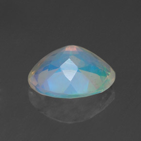Opal Gemstone in 9.2 x 7.7 mm Size for Sale, Opal Stone in Multicolor Color