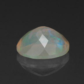 Opal Gemstone in 9.4 x 7.4 mm Size for Sale, Opal Stone in Multicolor Color