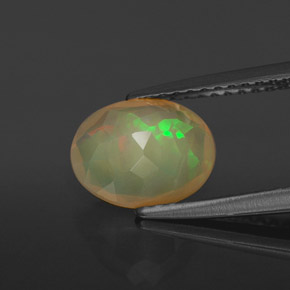 Opal Gemstone in 9 x 7 mm (calibrated) Size for Sale, Opal Stone in Multicolor Color