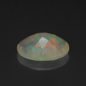 Opal Gemstone in 10 x 7.4 mm Size for Sale, Opal Stone in Multicolor Color