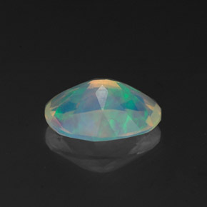 Opal Gemstone in 9 x 6.7 mm Size for Sale, Opal Stone in Multicolor Color