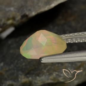 Opal Gemstone in 8 x 6 mm (calibrated) Size for Sale, Opal Stone in Multicolor Color
