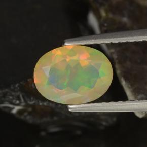 0.9ct Oval Facet Multicolor Opal for sale thumb image of 0.9ct Oval Facet Multicolor Opal (ID: 321311)