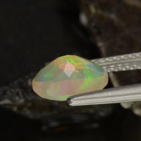 Opal Gemstone in 8 x 6 mm (calibrated) Size for Sale, Opal Stone in Multicolor Color