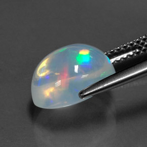 Opal Gemstone in 10.4 x 8.8 mm Size for Sale, Opal Stone in Multicolor Color