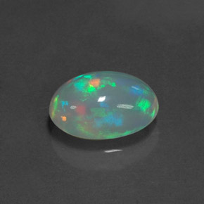 1.72 ct Multicolor Opal Stone, Natural Opal in Oval Cabochon Shape for Sale
