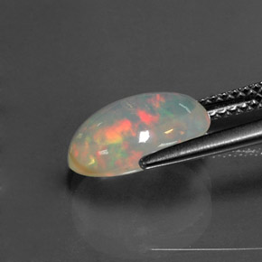 Opal Gemstone in 11.2 x 8.2 mm Size for Sale, Opal Stone in Multicolor Color