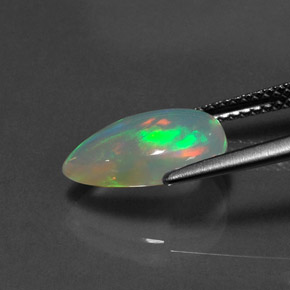Opal Gemstone in 12.7 x 8.6 mm Size for Sale, Opal Stone in Multicolor Color