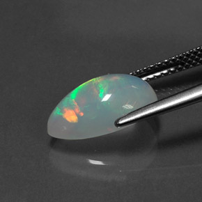 Opal Gemstone in 12.8 x 8.6 mm Size for Sale, Opal Stone in Multicolor Color