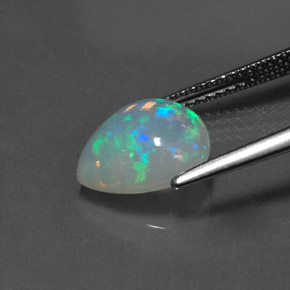 Opal Gemstone in 10.7 x 9.7 mm Size for Sale, Opal Stone in Multicolor Color